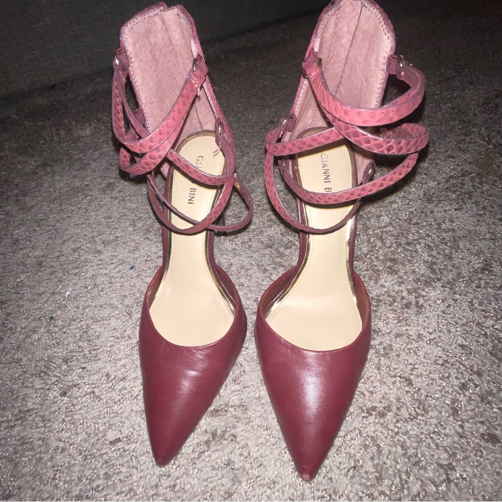 Gianni Bini ankle strap high heels